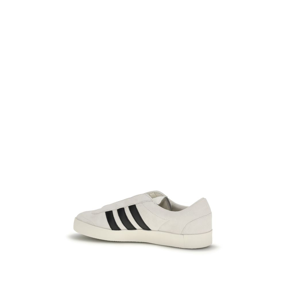 Y-3 Beige Calf Leather Bos Taurus Low Top Men's Sneakers
