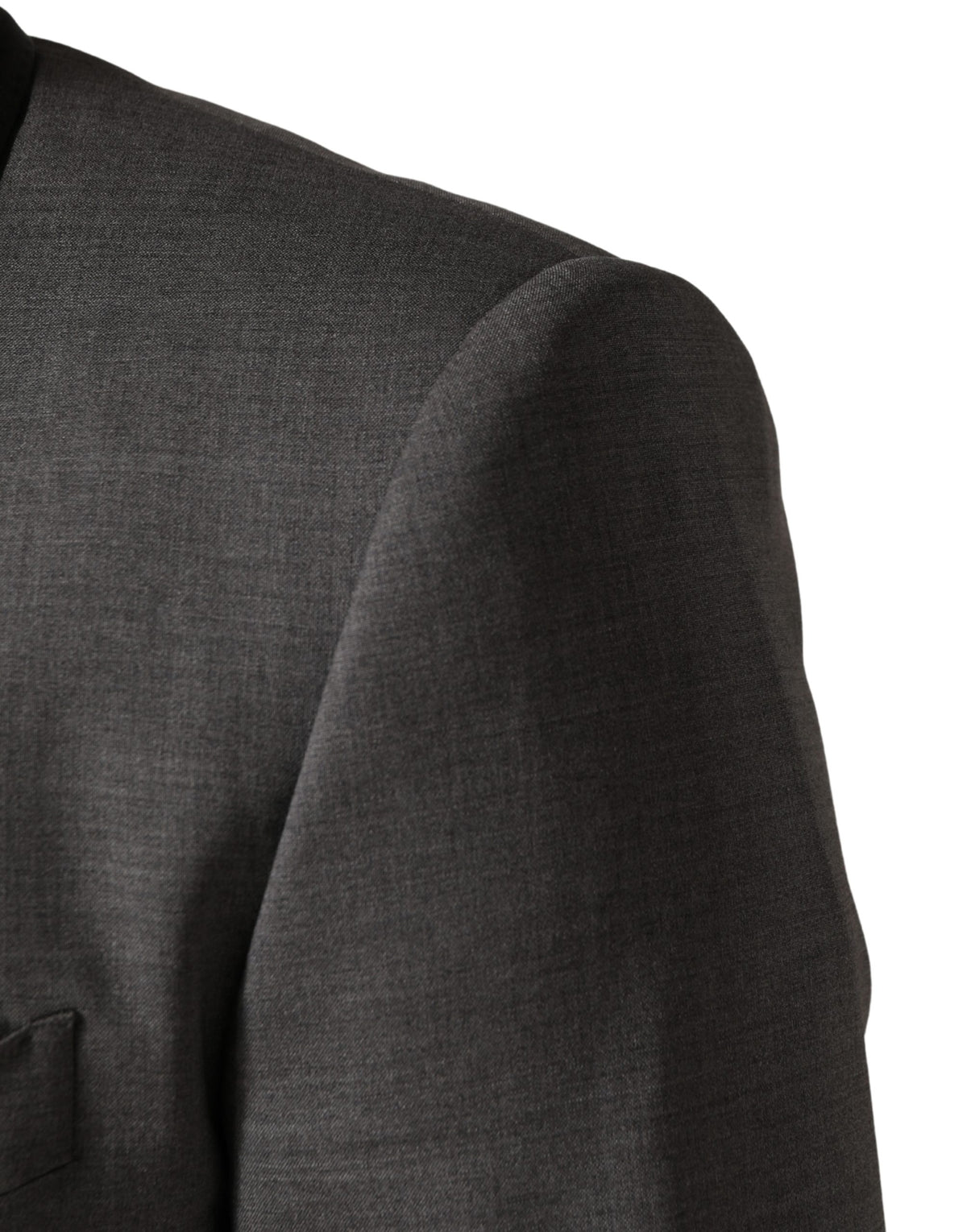 Dolce & Gabbana Gray Wool Single Breasted 1 Button 3PC Men's Suit