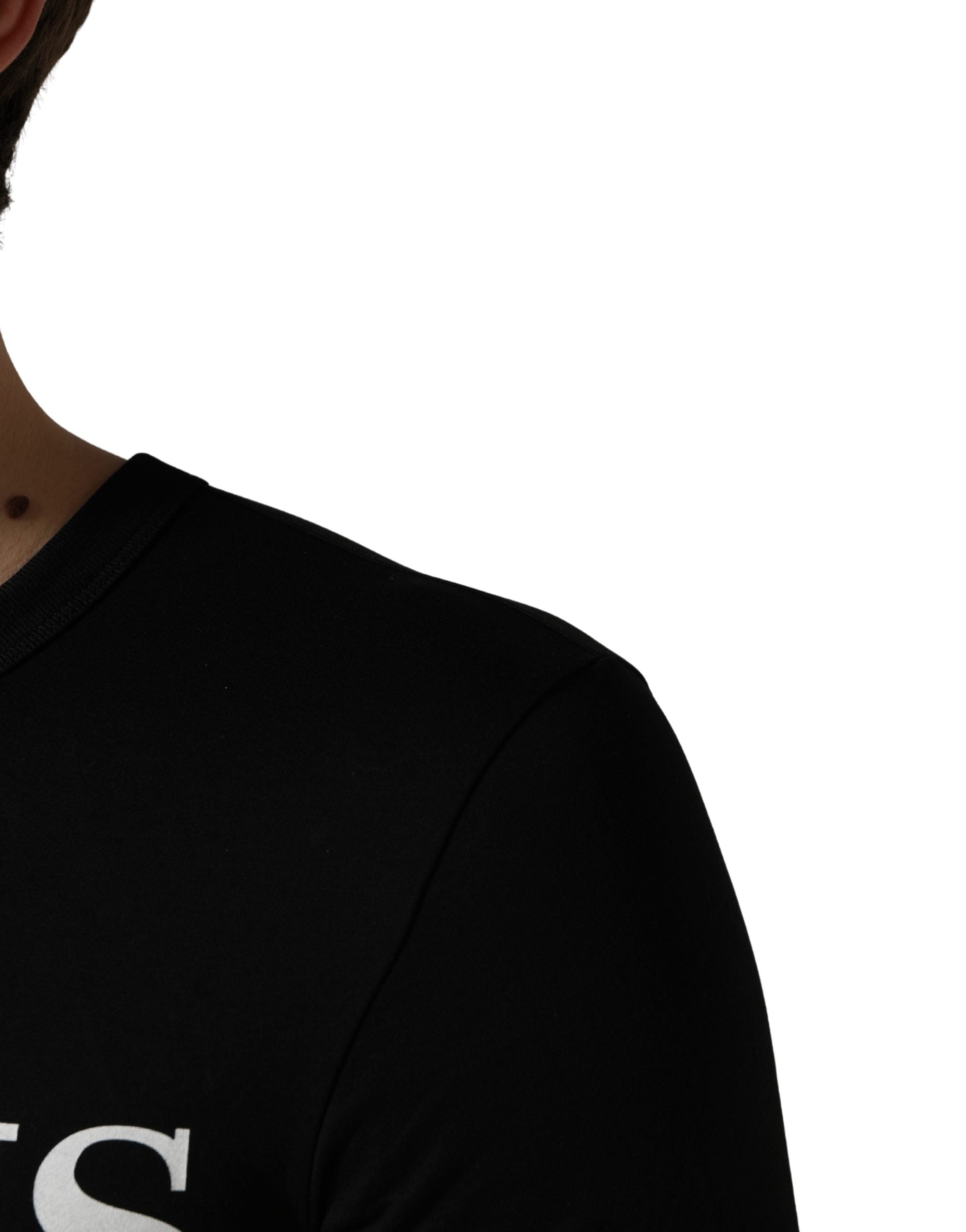 Dolce & Gabbana Black Italians Do It Better Camo Pocket Men Men's T-shirt