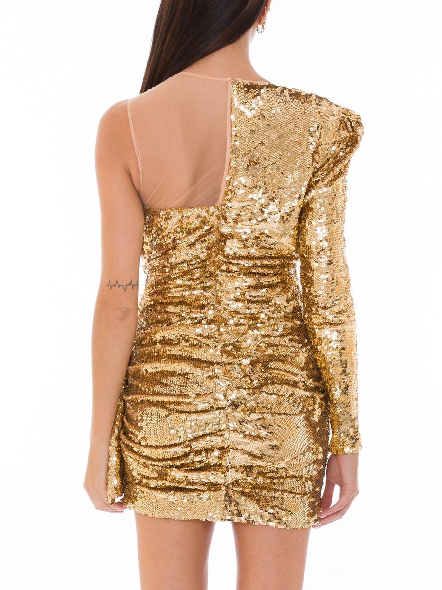 Elisabetta Franchi Bicolor Polyamide Short Women's Dress