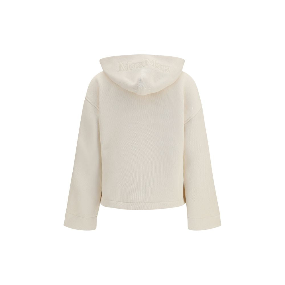 Max Mara Pure Beige Cotton Women's Sweatshirt