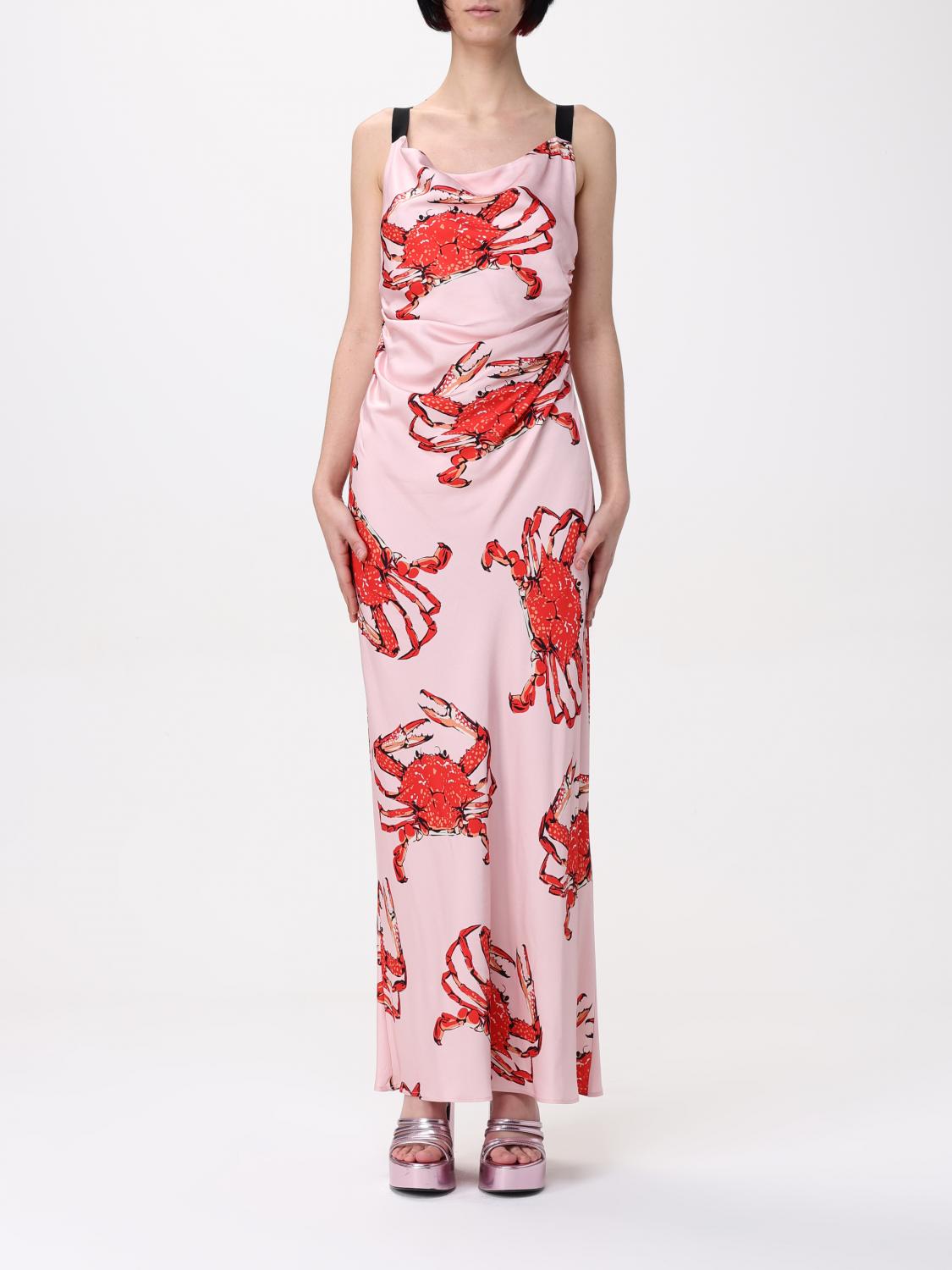 MSGM Multicolor Silk Casual Women's Dress