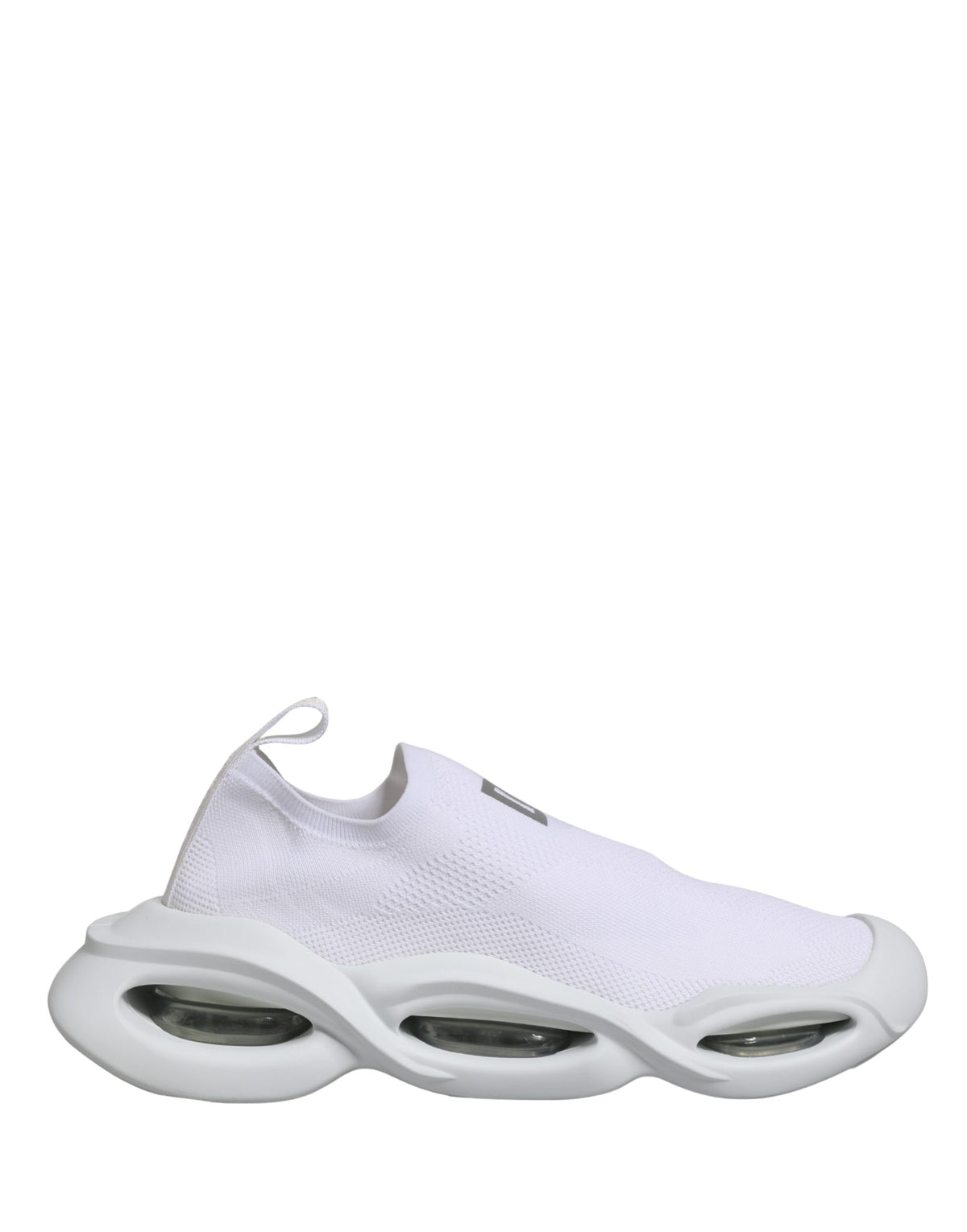 Dolce & Gabbana White Slip On Wave Low Top Sneakers Women's Shoes