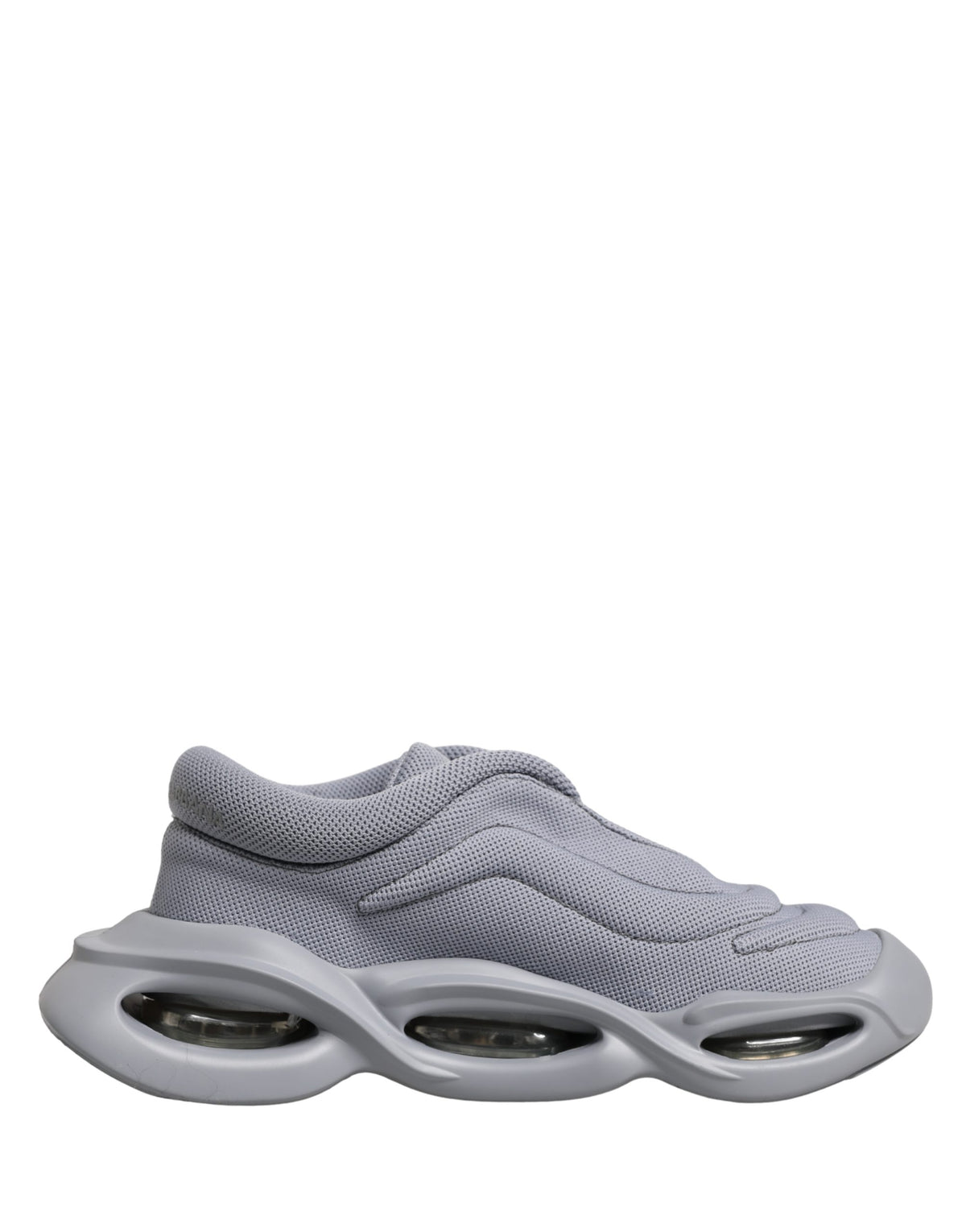 Dolce & Gabbana Gray Slip On Wave Low Top Women's Sneakers