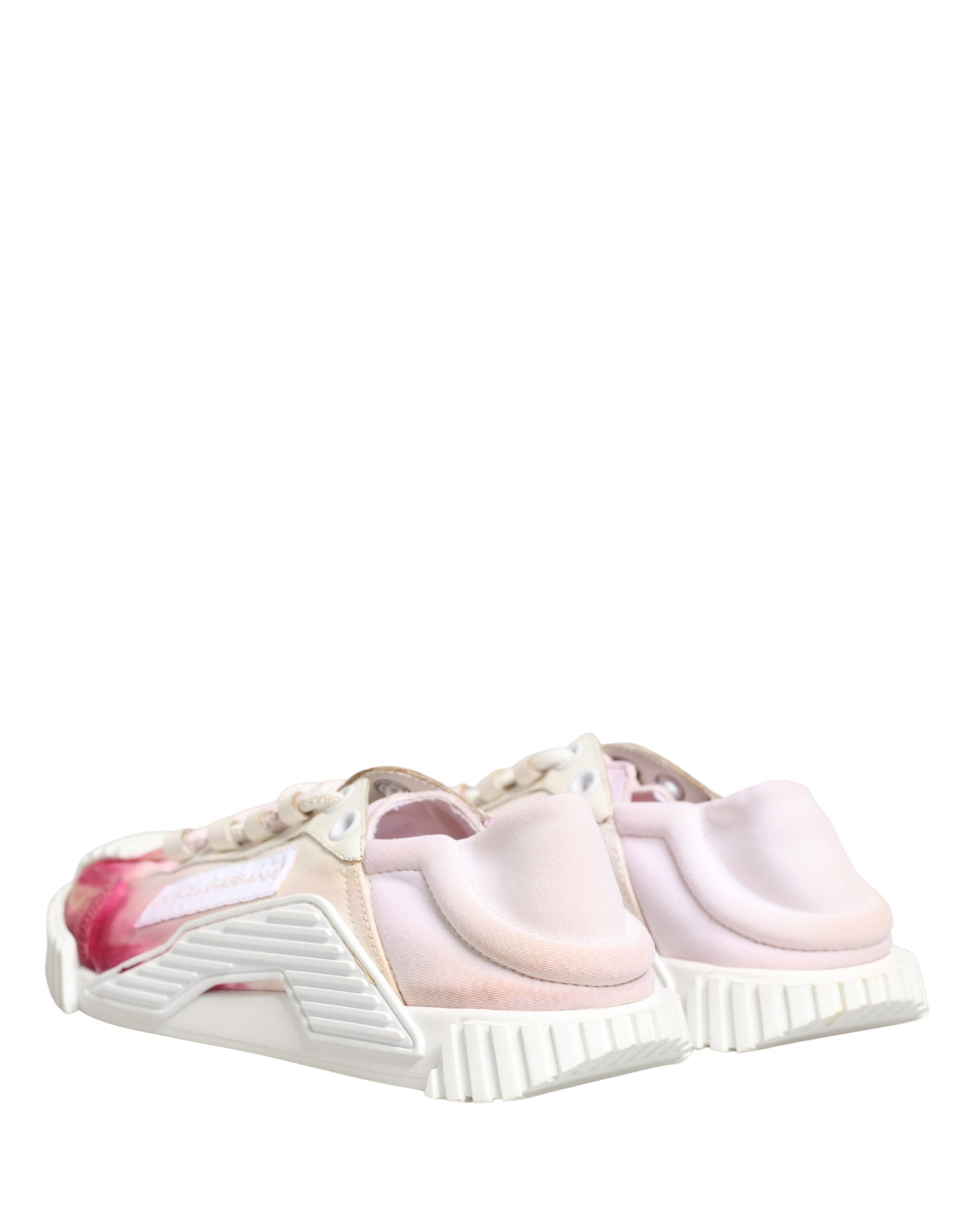 Dolce & Gabbana White NS1 Lace Up Low Top Sneakers Women's Shoes (Pre-Owned)