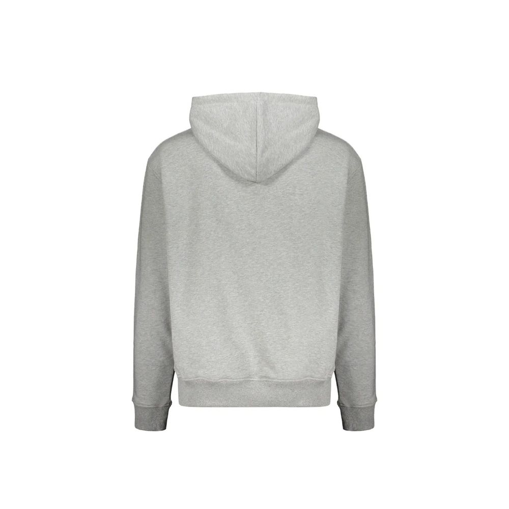 Balmain Gray Cotton Men's Hoodie
