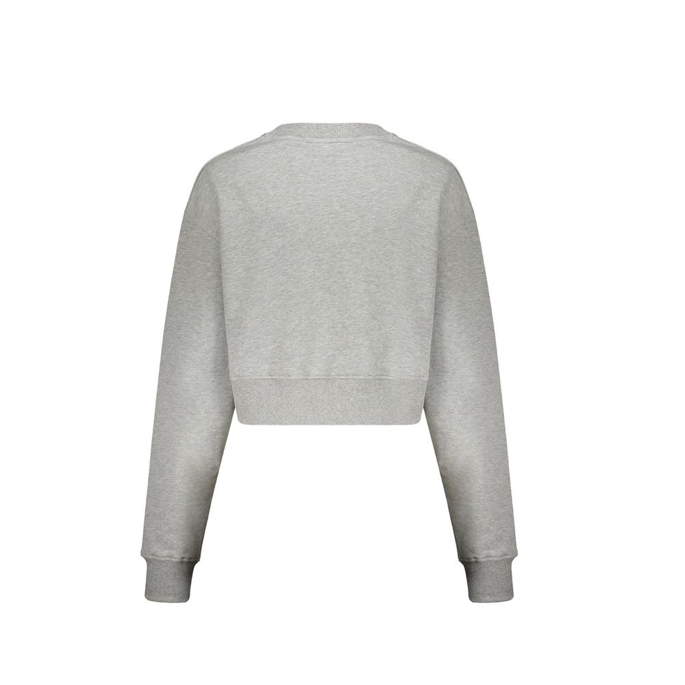 Balmain Gray Cotton Women's Sweatshirt