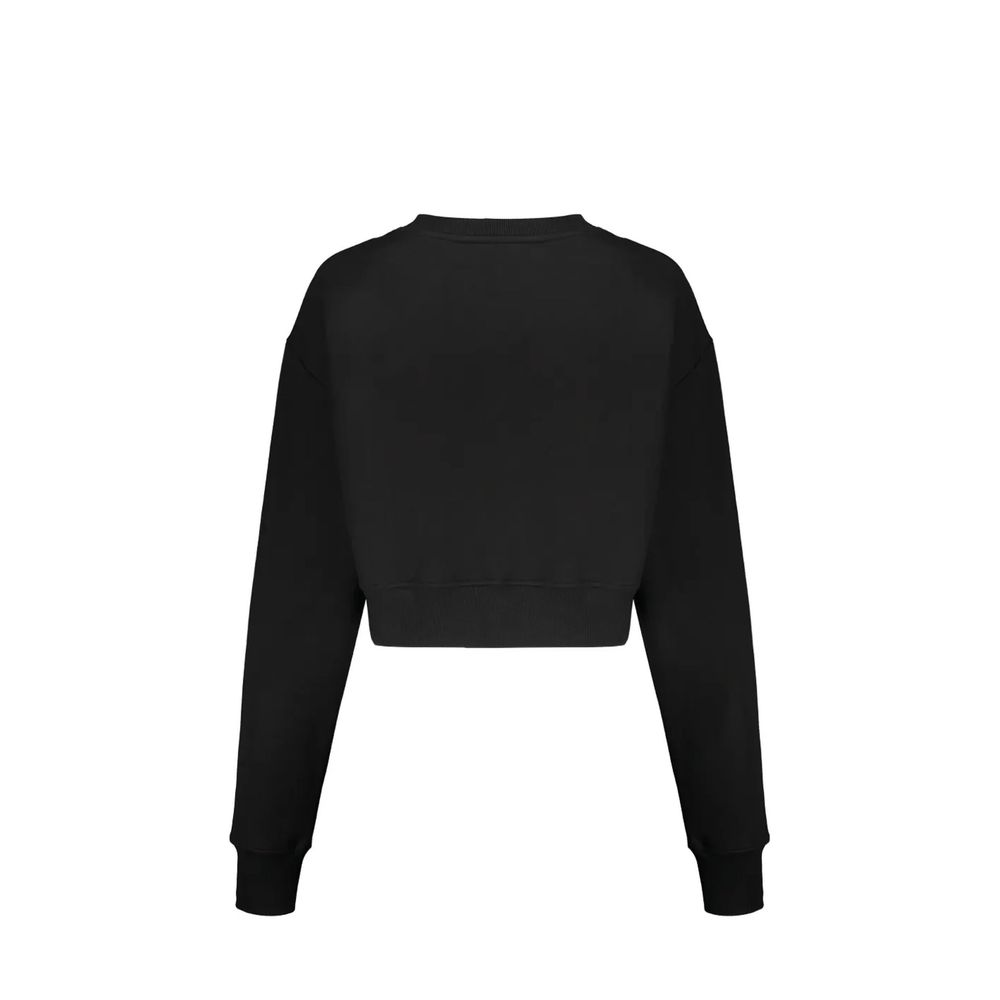Balmain Black Cotton Women's Sweatshirt