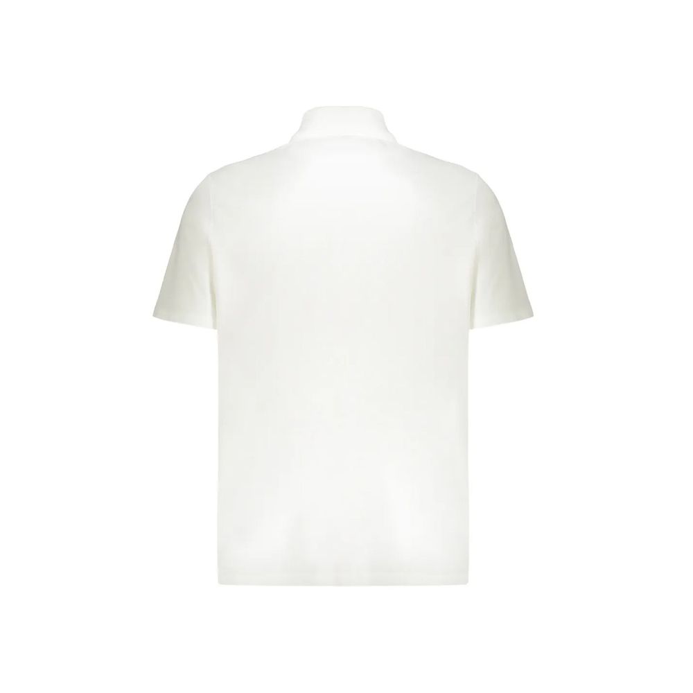 Balmain White Cotton Polo Men's Shirt