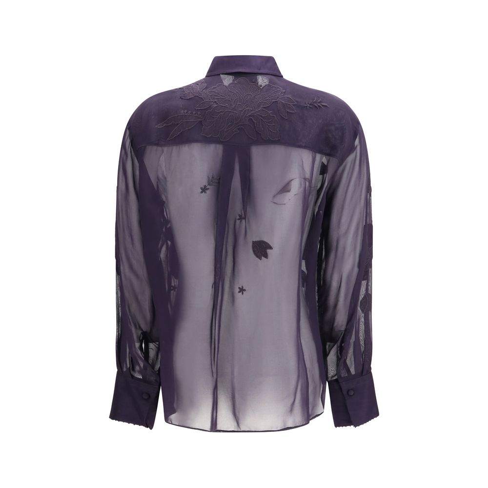 Forte_Forte Blue Viscose Women's Blouse
