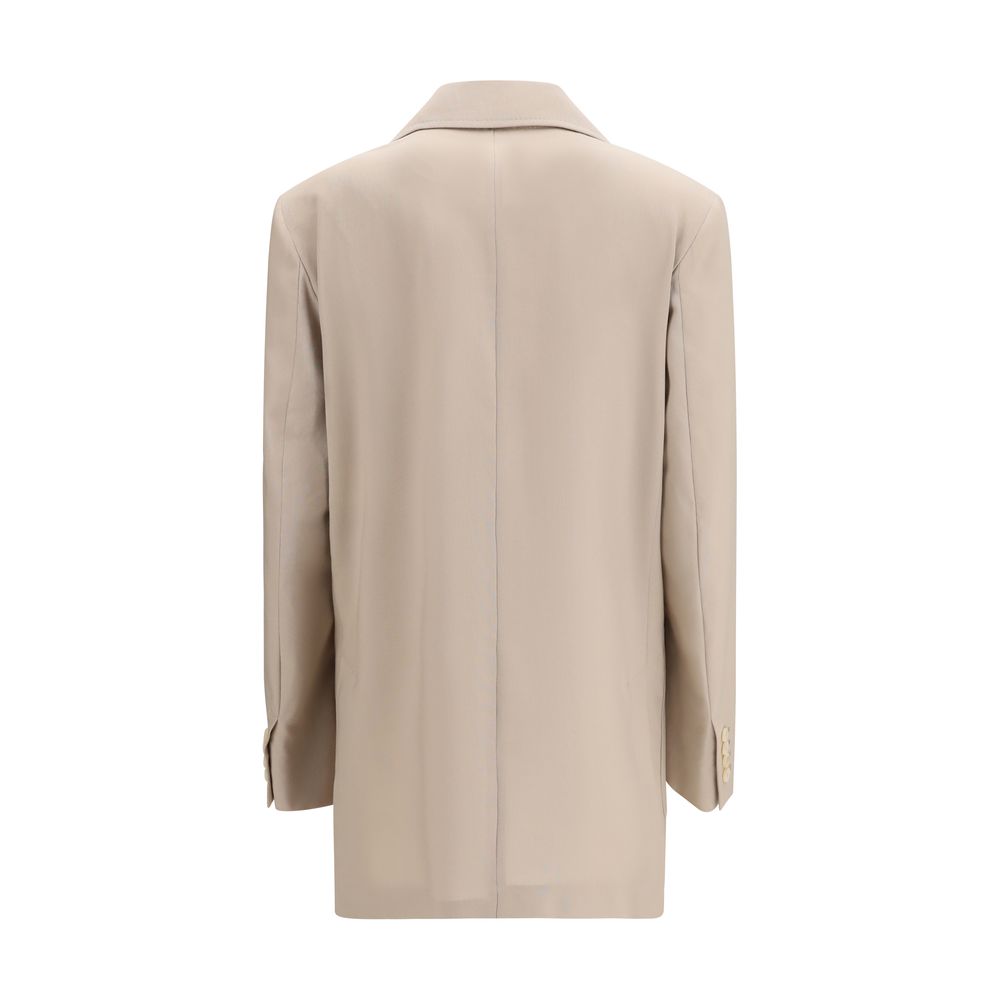 Max Mara Beige Wool Women's Blazer