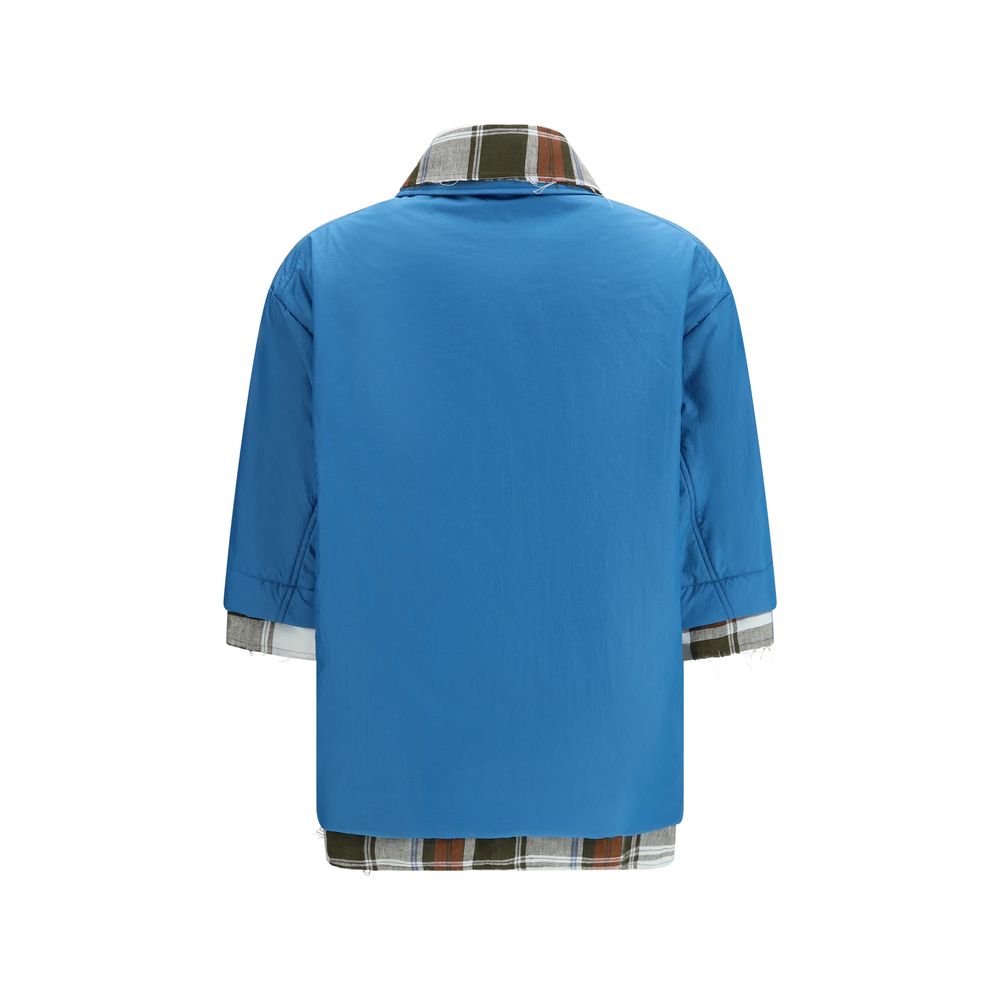 MARBELL Blue Polyamide Dress Women's Shirt