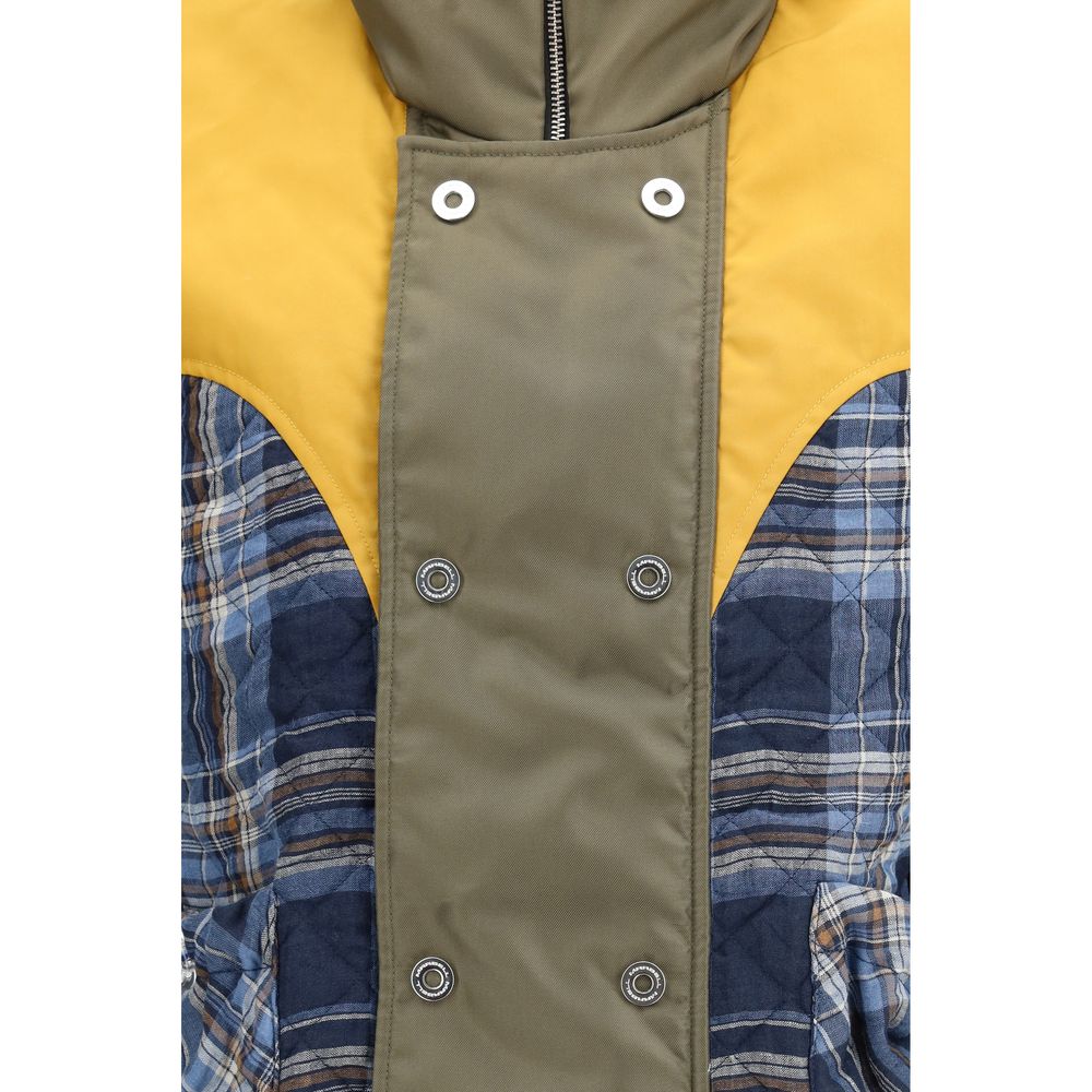 MARBELL Blue Polyamide Sleeveless Women's Jacket