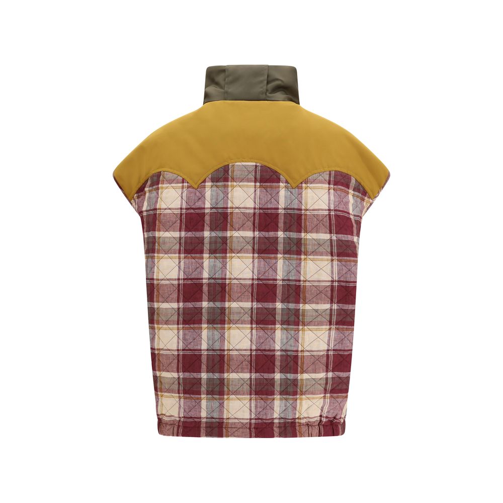 MARBELL Multicolor Polyamide Sleeveless Women's Jacket