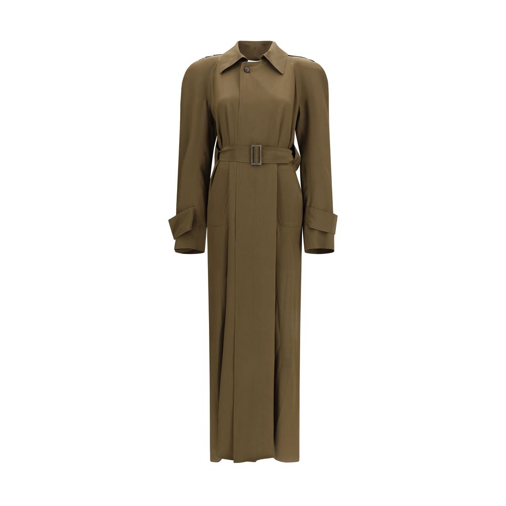 Petar Petrov Bicolor Silk Trench Women's Coat