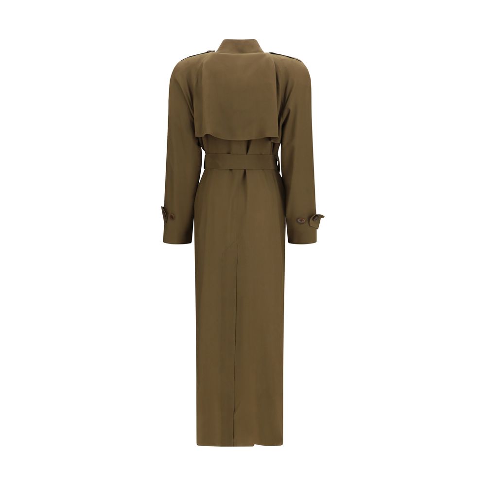 Petar Petrov Bicolor Silk Trench Women's Coat
