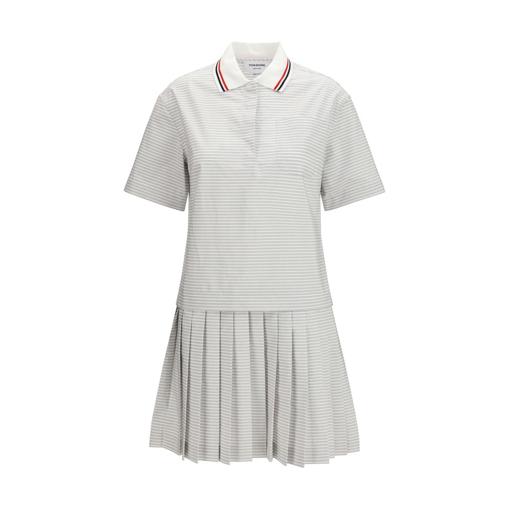 Thom Browne Gray Cotton Casual Women's Dress
