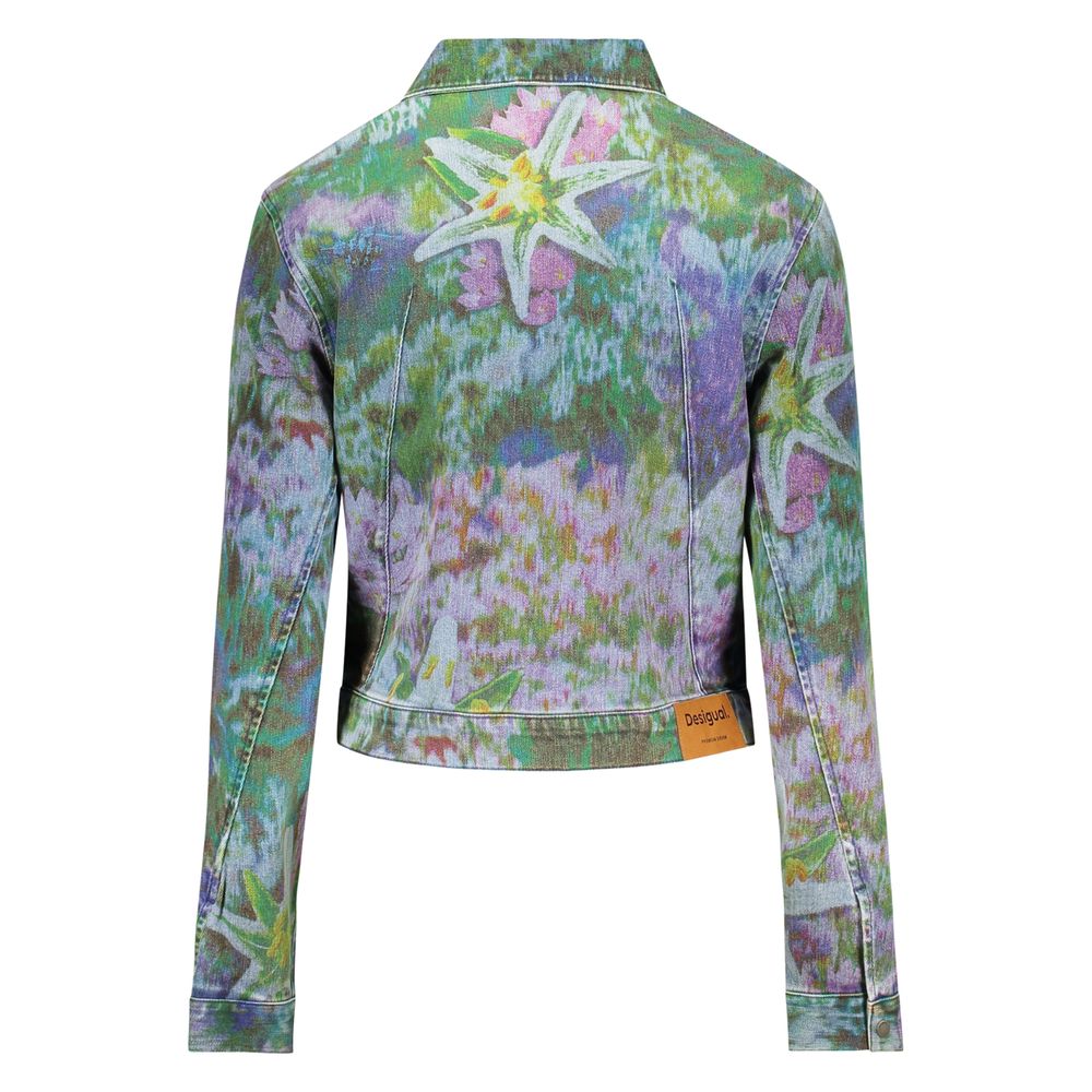 Desigual Blu Cotton Woman Women's Jacket