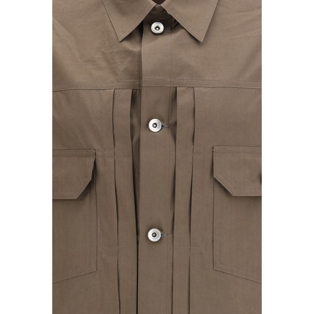 Sacai Bicolor Cotton Men's Coat