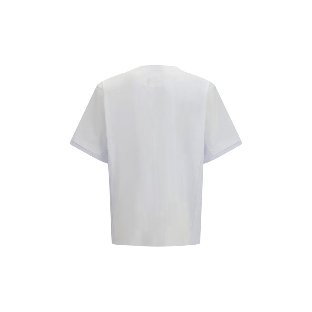 Sacai White Cotton Men's T-Shirt