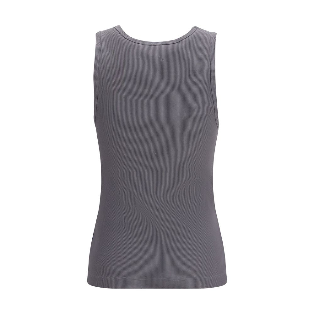 Dolce & Gabbana Gray Cotton Tank Women's Tops