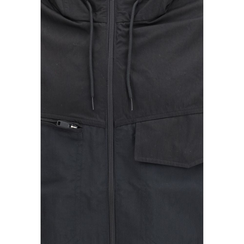 Y-3 Black Cotton Shell Men's Jacket