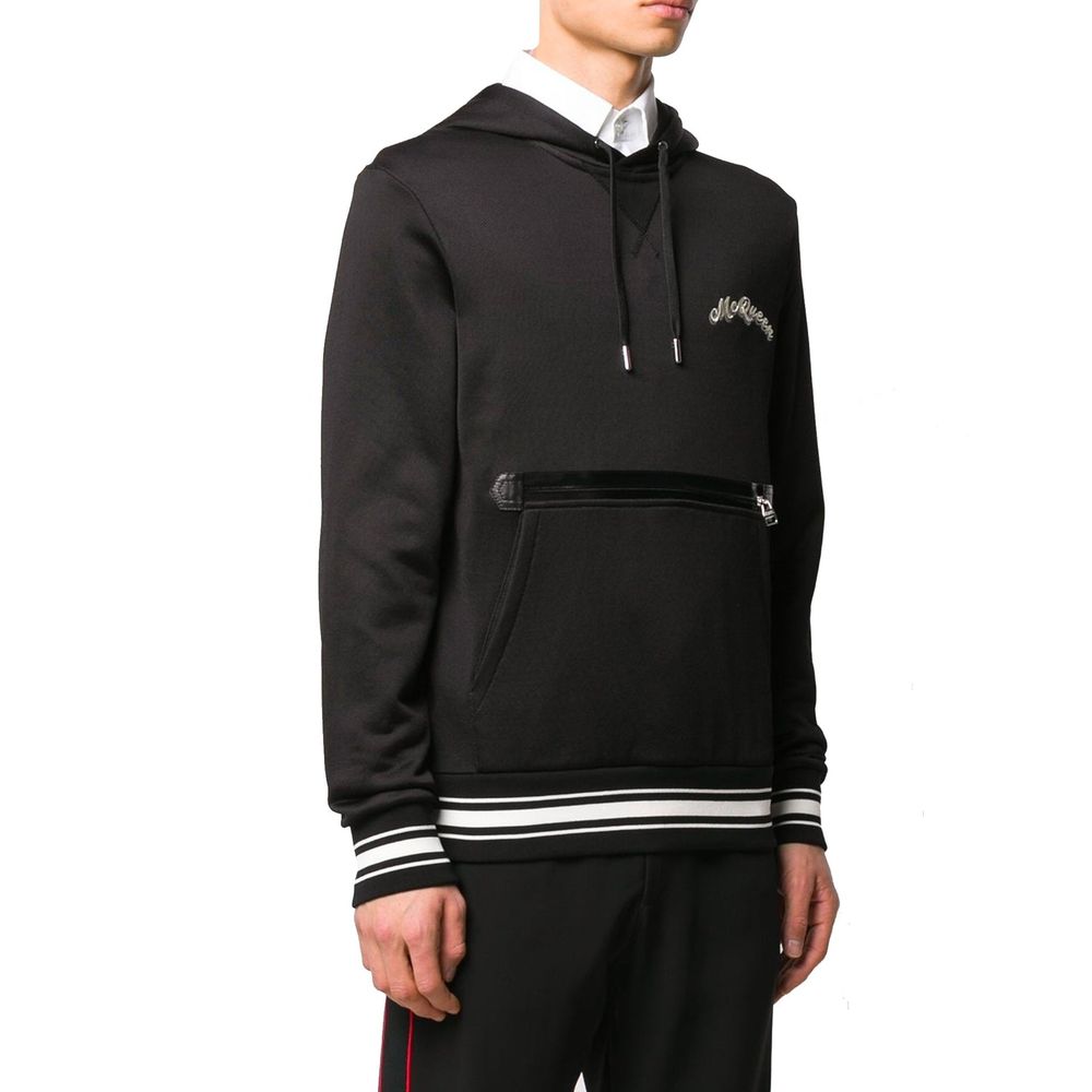Alexander McQueen Black Cotton Men's Sweatshirt