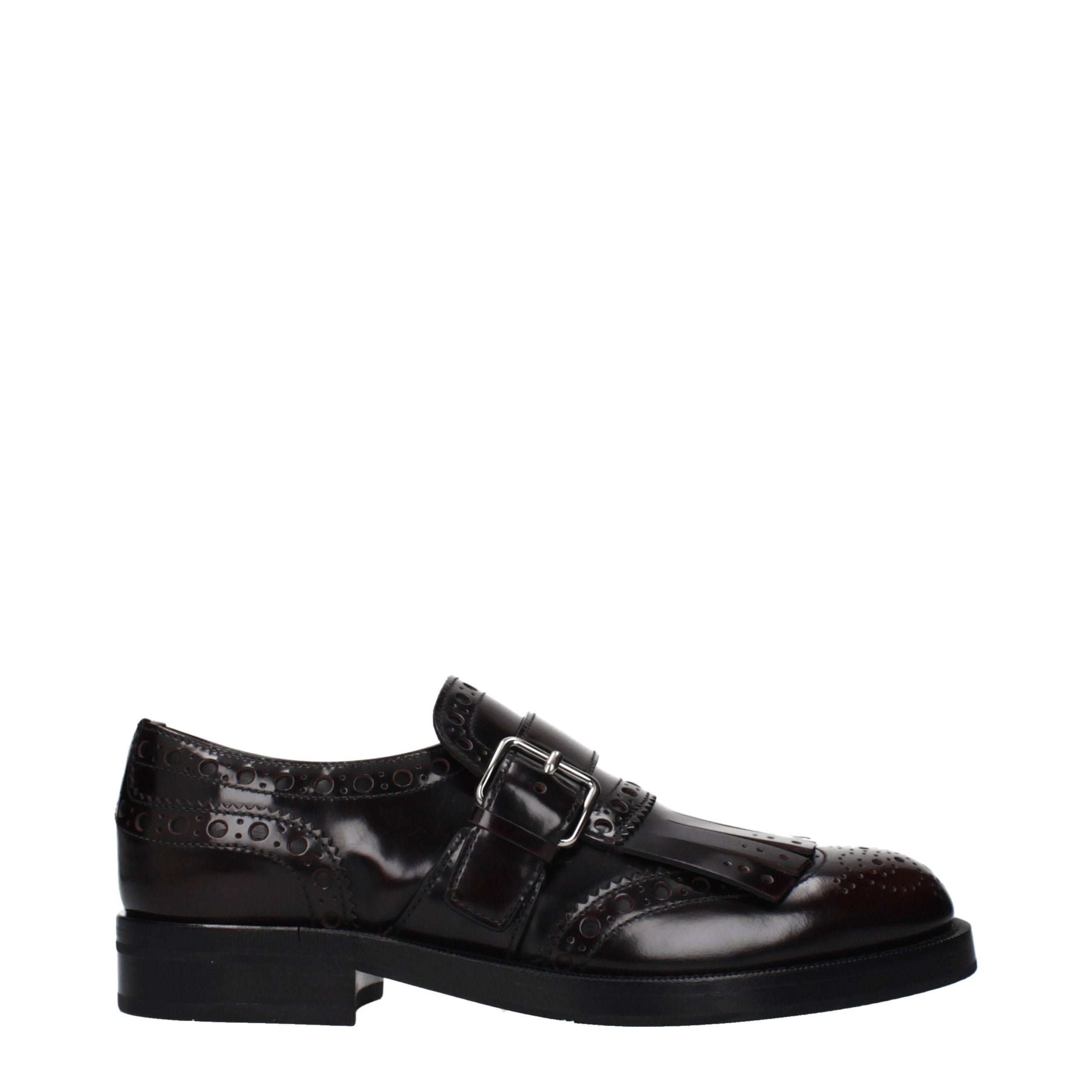 Church's Red Leather Slip-On Women's Loafers