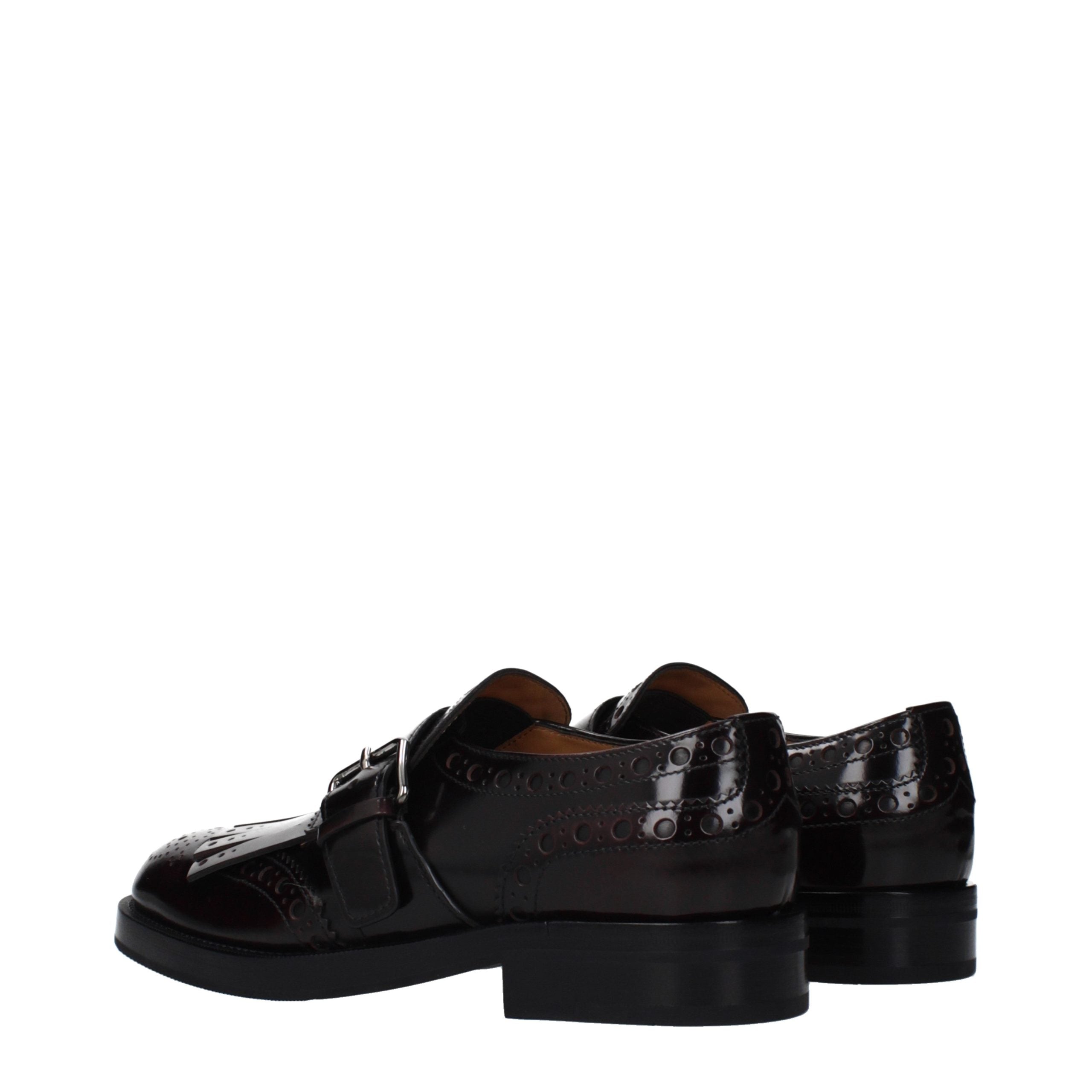 Church's Red Leather Slip-On Women's Loafers