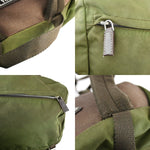 Prada Khaki Synthetic Backpack Bag (Pre-Owned)
