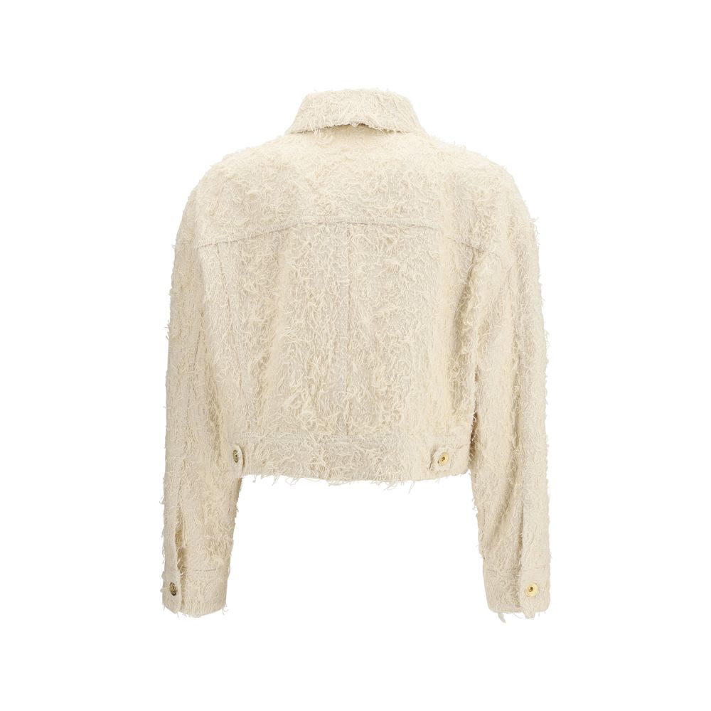 Brunello Cucinelli Beige Cotton Denim Women's Jacket