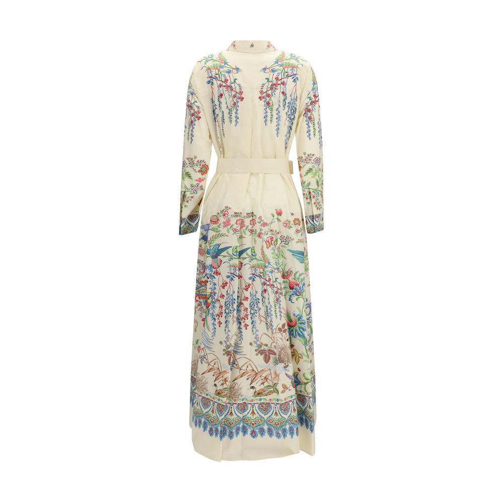 Etro White Cotton Casual Women's Dress