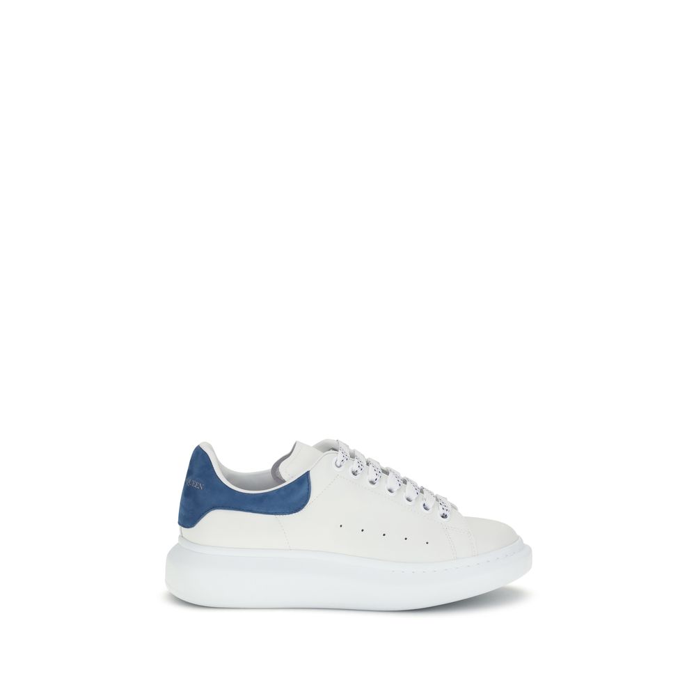 Alexander McQueen White Calf Leather Bos Taurus Platform Men's Sneakers