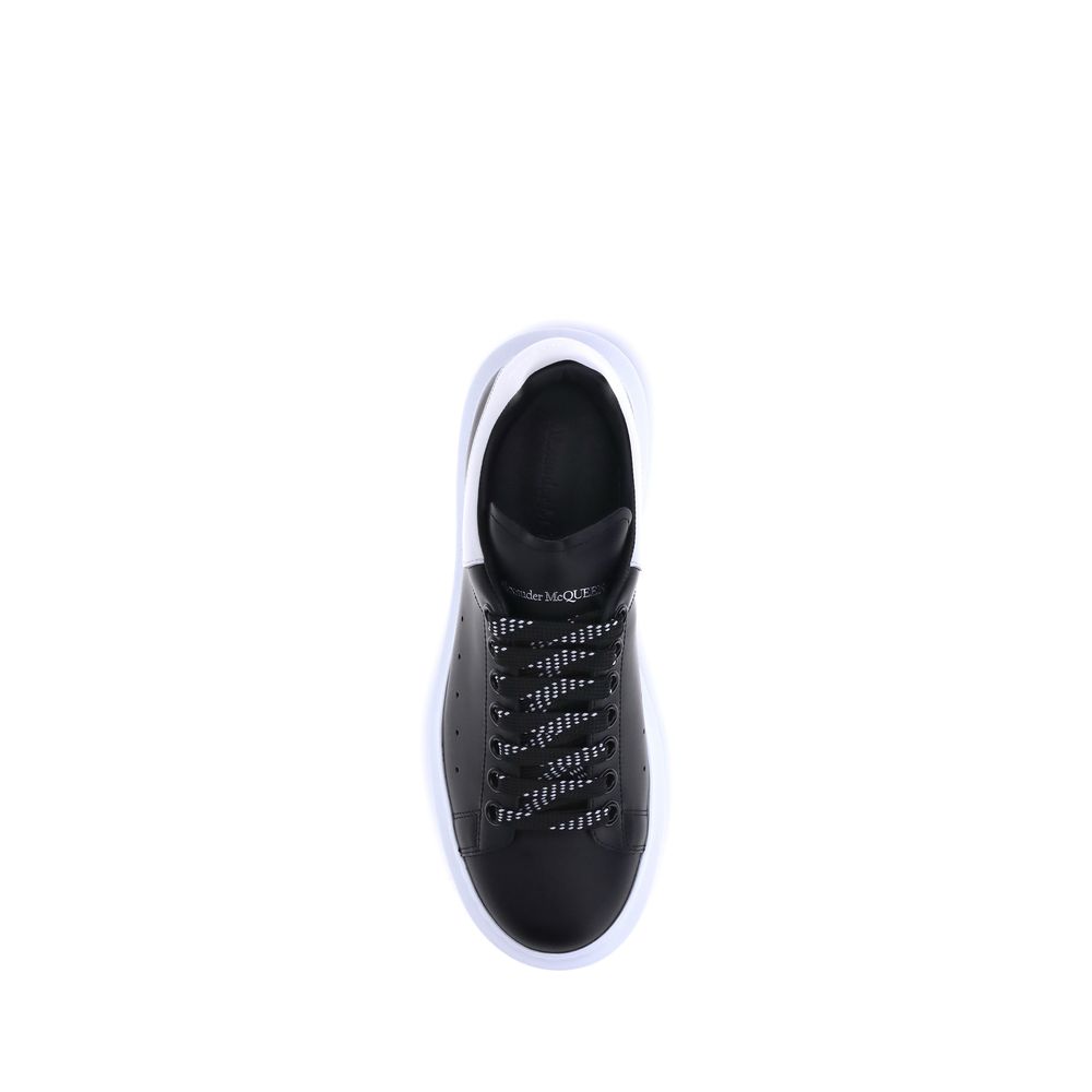 Alexander McQueen Black Calf Leather Bos Taurus Platform Men's Sneakers
