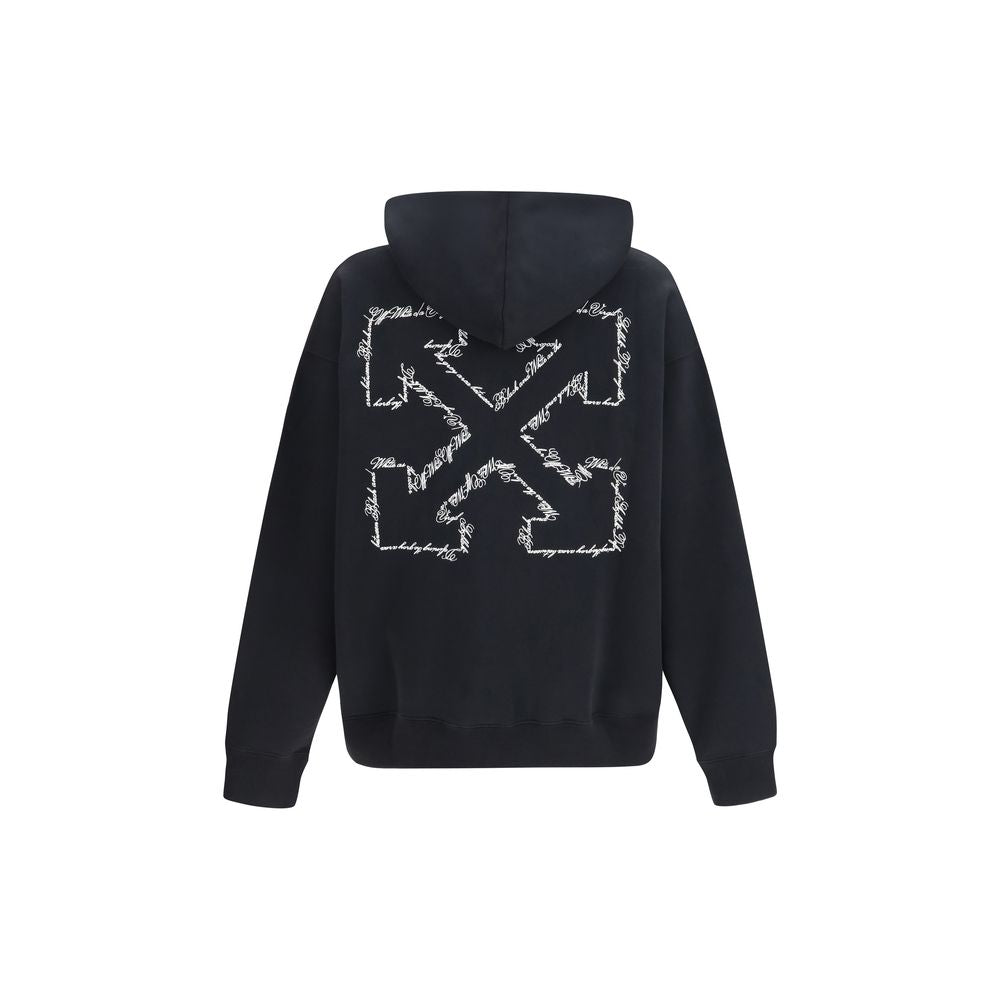 Off-White Black Cotton Men's Sweatshirt