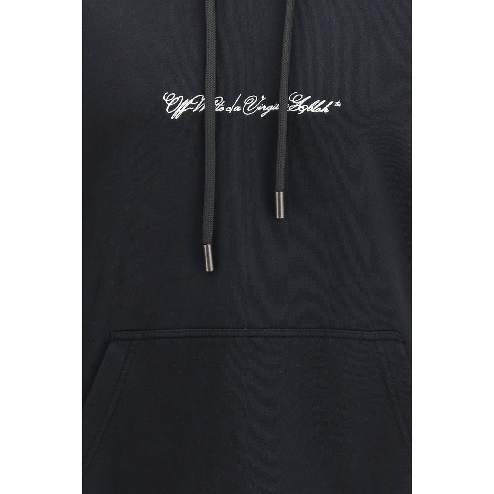 Off-White Black Cotton Men's Sweatshirt