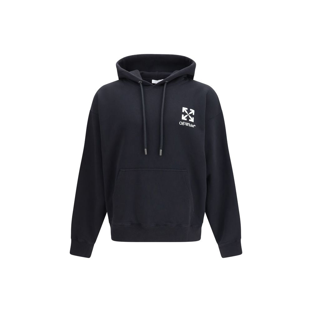 Off-White Black Cotton Men's Sweatshirt