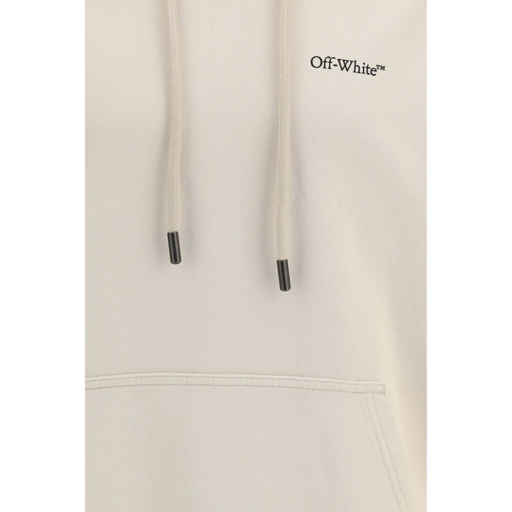 Off-White Beige Cotton Men's Sweatshirt