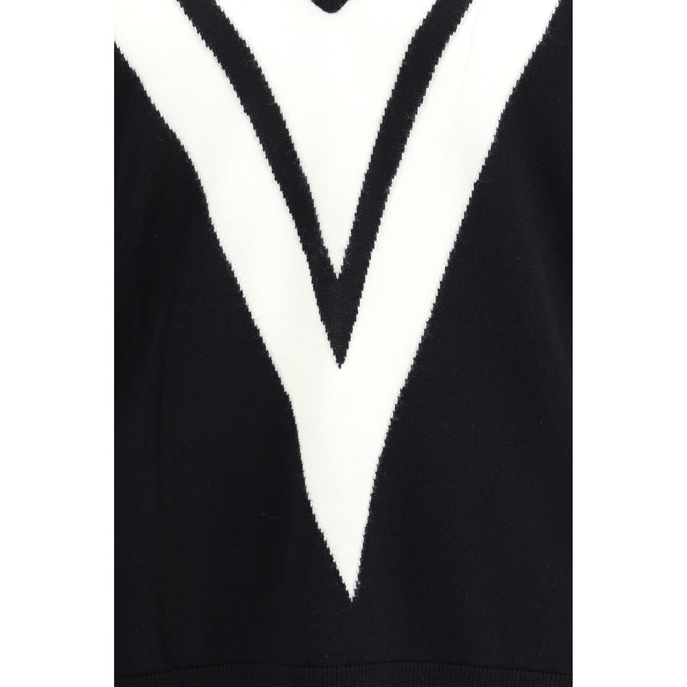 Valentino Garavani Black Wool Oves Aries Men's Sweatshirt