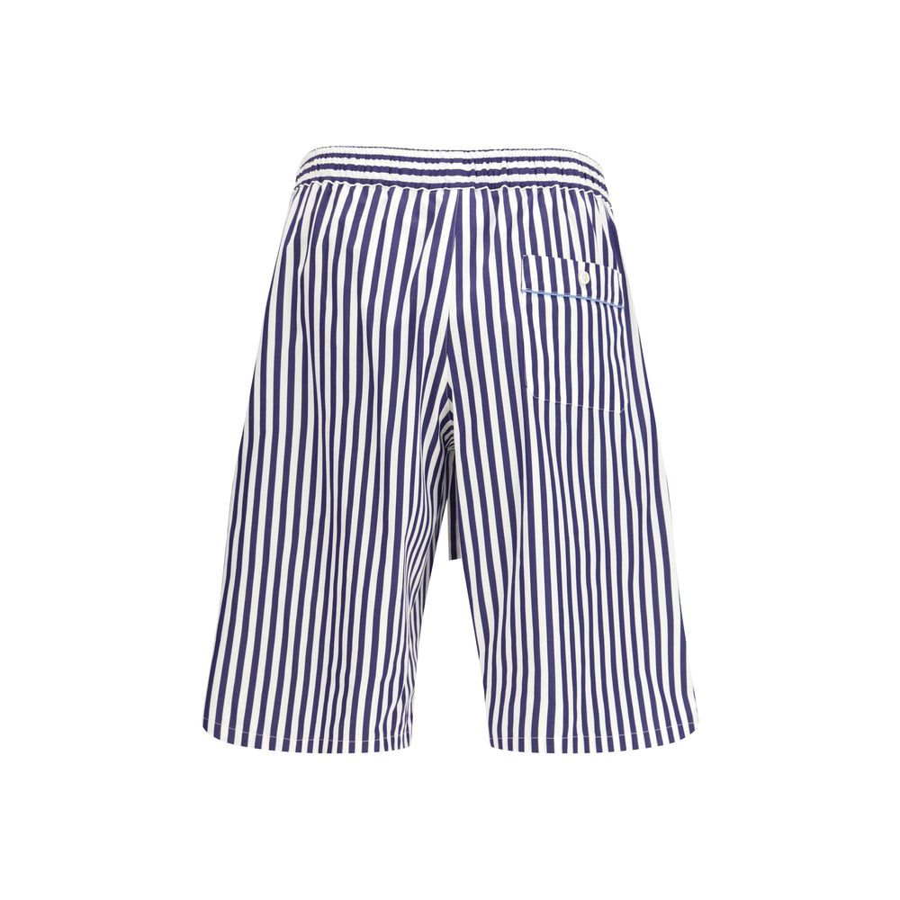 Dolce & Gabbana Multicolor Cotton Bermuda Men's Shorts