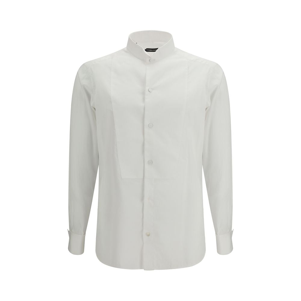 Tom Ford White Cotton Dress Men's Shirt