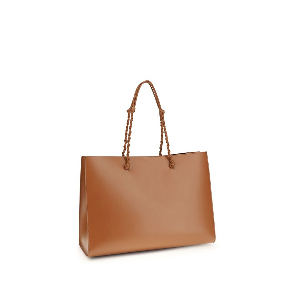 Jil Sander Brown Calf Leather Bos Taurus Shoulder Women's Bag