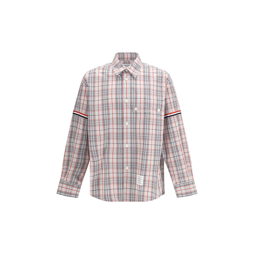 Thom Browne Multicolor Fabric Pattern Men's Shirt