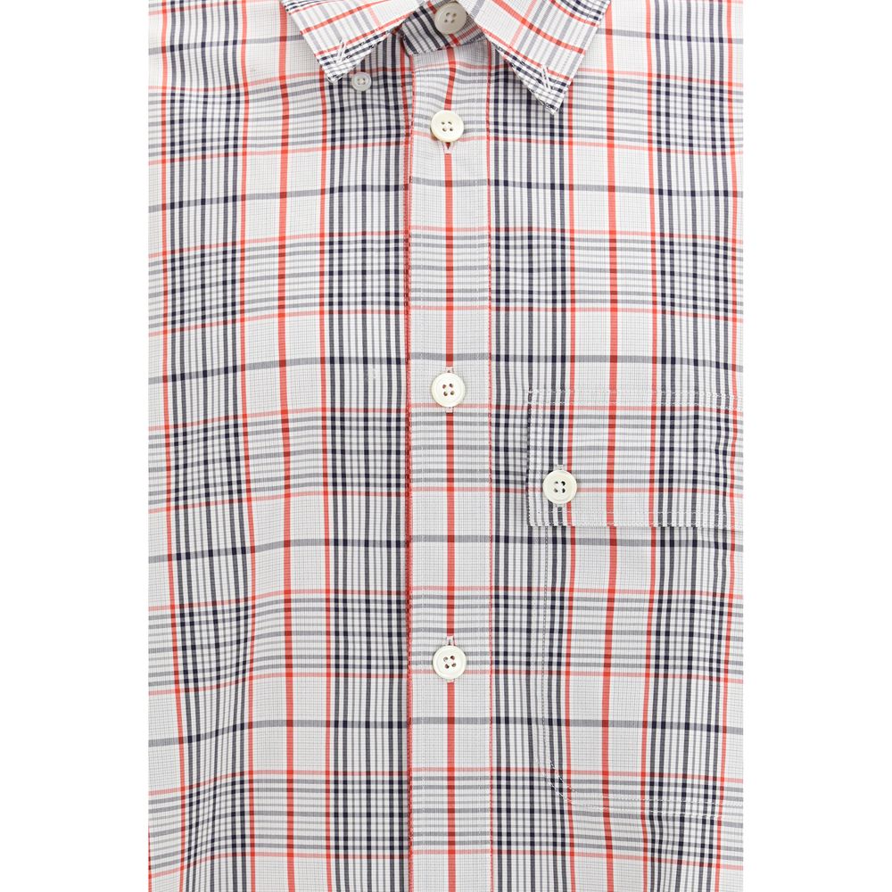 Thom Browne Multicolor Fabric Pattern Men's Shirt
