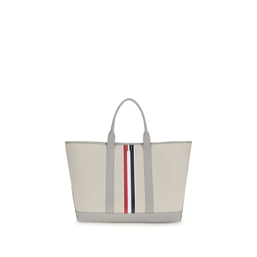 Thom Browne Gray Fabric Shoulder Men's Bag