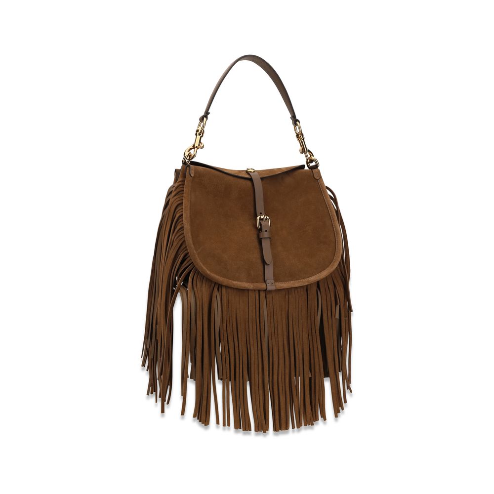 Etro Brown Calf Leather Bos Taurus Shoulder Women's Bag