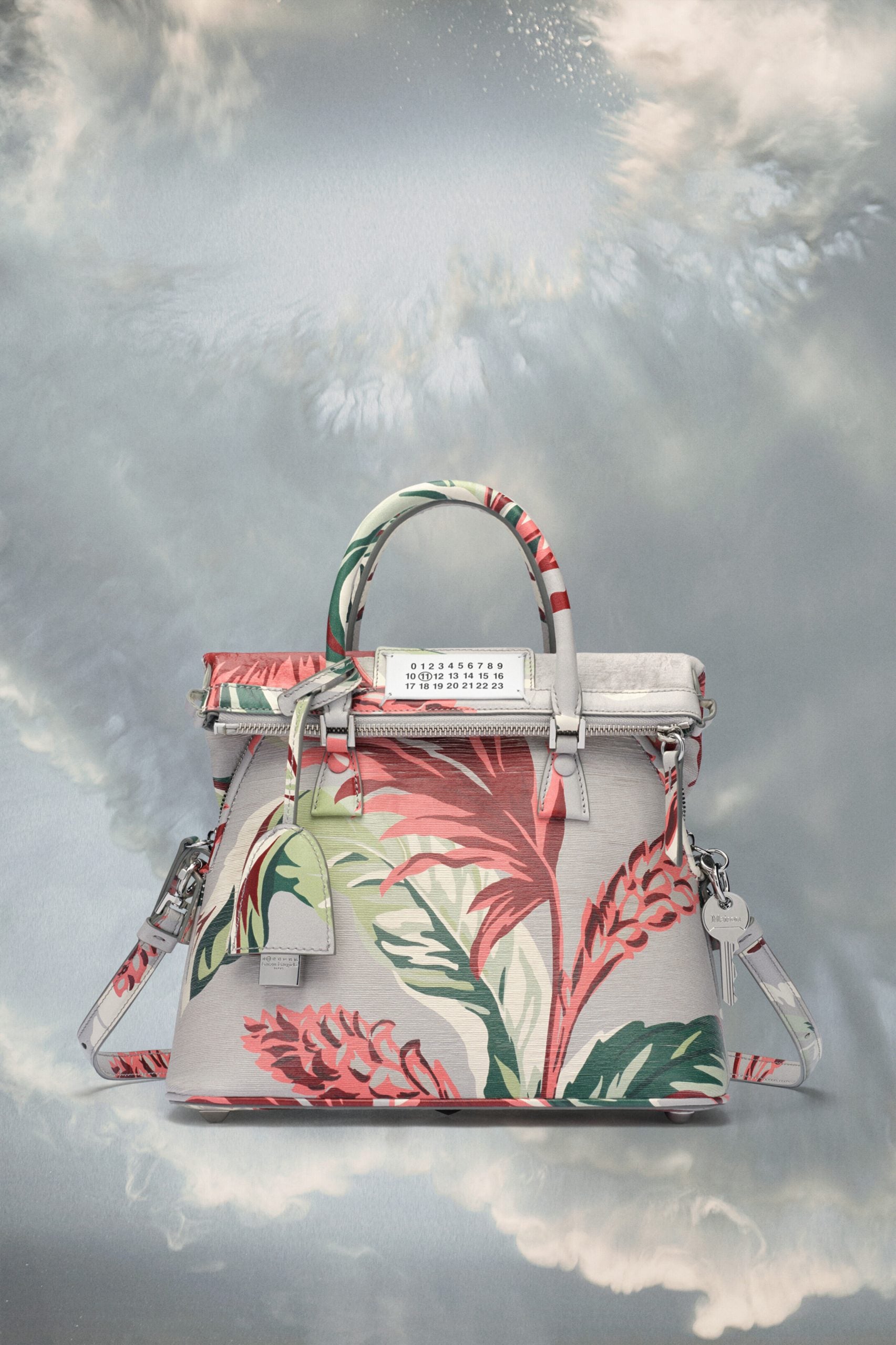 Maison Margiela Gray Fibres Crossbody Women's Bag