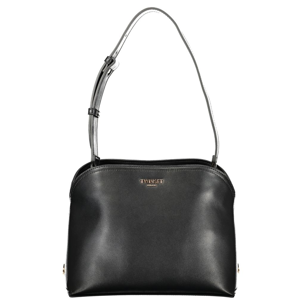 Twinset Black Polyurethane Women's Shoulder Women's Bag
