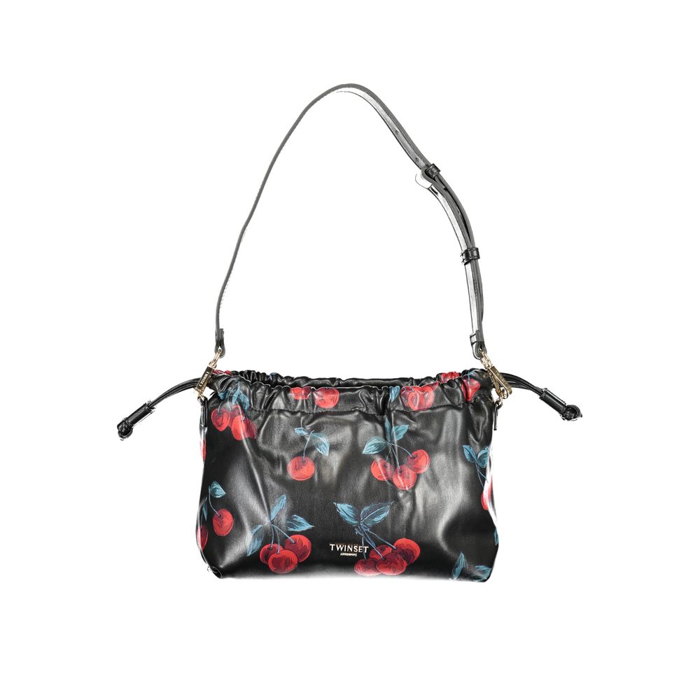 Twinset Black Polyurethane Women's Shoulder Women's Bag