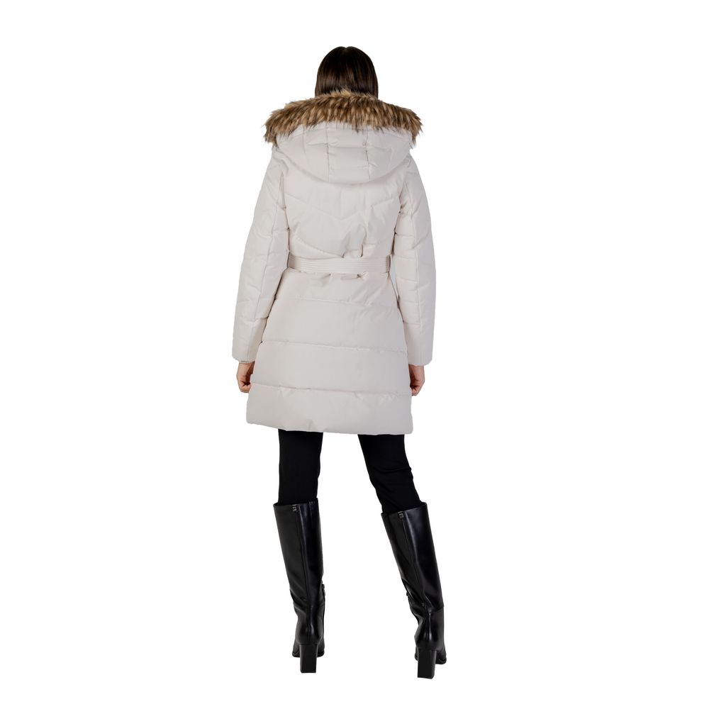 Guess Cream Polyester Women's Coat